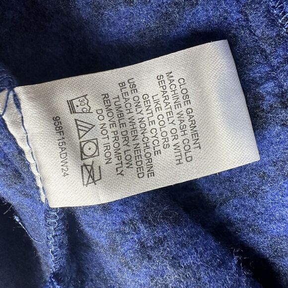 Alpine Design Womens Blue Ultramarine Knit Full Zip Sweater Vest Size M - Picture 5 of 7